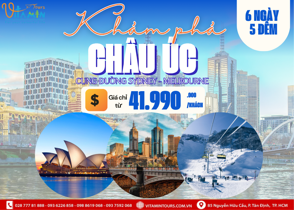 TOUR 7N6D - SYDNEY - MELBOURNE