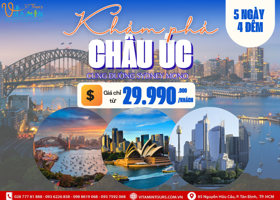 TOUR 5N4D - MONO SYDNEY