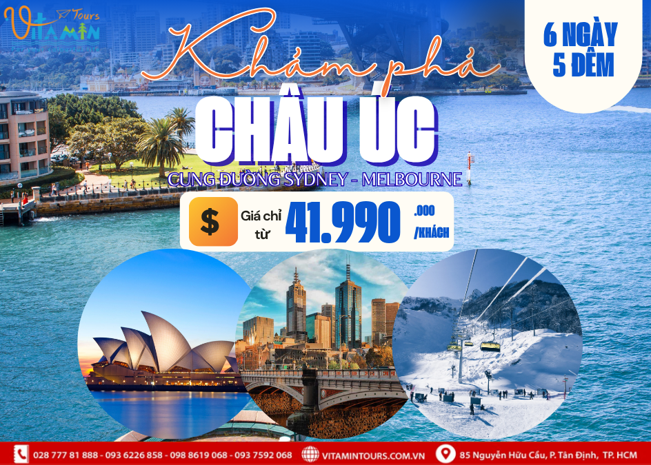 TOUR 7N6D - SYDNEY - MELBOURNE