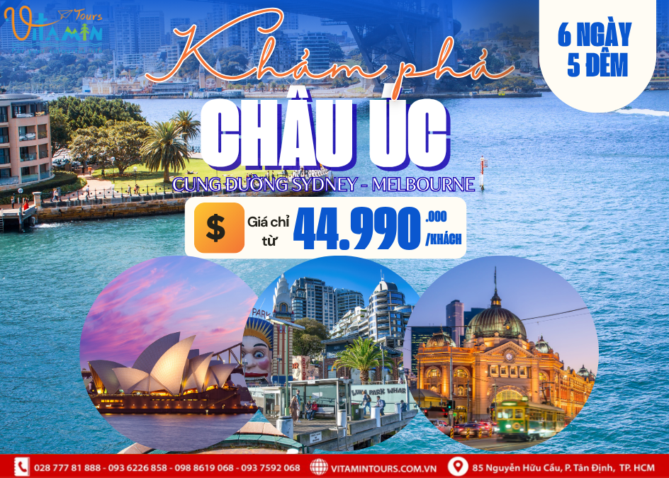 TOUR 7N6D - SYDNEY - MELBOURNE